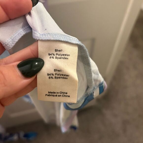 L'AGENCE Nolita Twist Front Maxi Dress Medium Provence Blue NWT XS - Picture 7 of 7